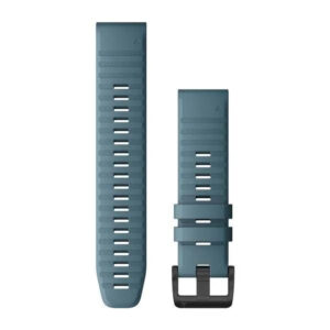 Garmin QuickFit 22 Watch Bands - Lakeside Blue Silicone