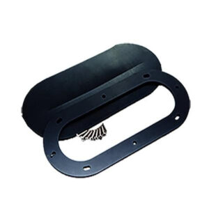 Lone Star Marine Hawse Cover Nylon Ring & Black Rubber with Fittings