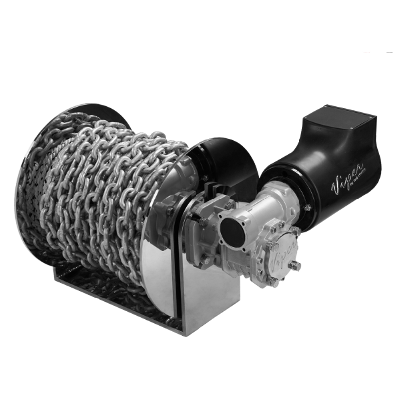 Viper Pro Series II 2500W 24V Electric Anchor Winch Bundle Including 100m 8mm Rope Kit