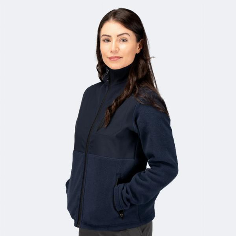 Zhik Womens Hybrid Fleece Jacket - Midnight Blue